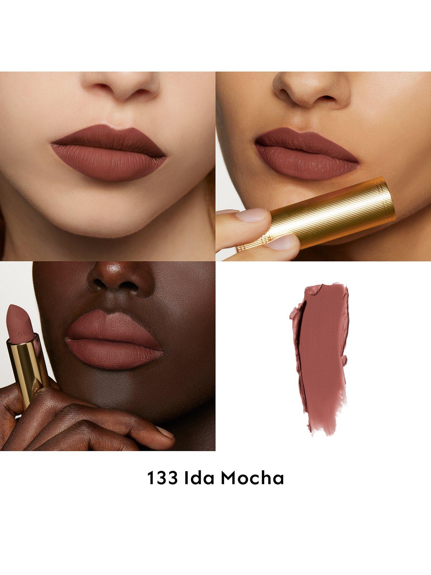 Product image 2 of 8, which shows Gucci Rouge À Lèvres Matte Lipstick, 133 Ida Mocha