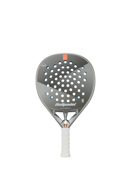 Bullpadel Hack 04 Hybrid Cloud Padel Racket, Grey/Multi, Grey Multi Grey