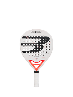 Bullpadel Hack 02 Round-Shaped Padel Racket, Silver/Multi, Silver Multi Silver
