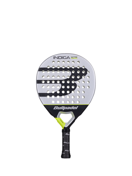 Bullpadel Indiga CTR Round-Shaped Padel Racket, Silver/Multi, Silver Multi Silver