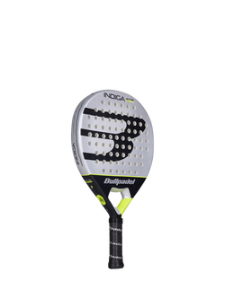 Bullpadel Indiga CTR Round-Shaped Padel Racket, Silver/Multi - view 2, Silver Multi Silver