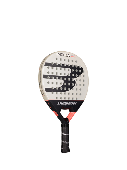 Bullpadel Indiga W Round-Shaped Padel Racket, Off White - view 2, White Off White