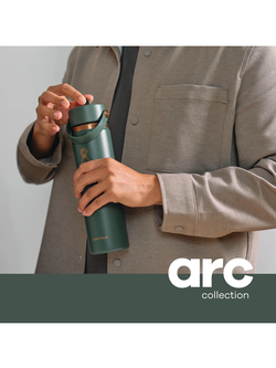 Hydro Flask Double Wall Vacuum Insulated Wide Mouth Flex Straw Cap Drinks Bottle, 709ml, Forest Green - view 2, Forest Green