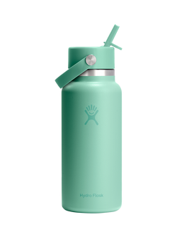 Hydro Flask Double Wall Vacuum Insulated Stainless Steel Wide Mouth Drinks Bottle, 946ml, Mermaid Green, Mermaid Green