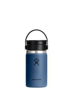 Hydro Flask Double Wall Vacuum Insulated Stainless Steel Wide Mouth Travel Mug, 355ml, Harbor Blue, Harbor Blue
