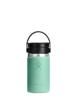 Hydro Flask Double Wall Vacuum Insulated Stainless Steel Wide Mouth Travel Mug, 355ml, Mermaid Green, Mermaid Green