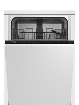Beko OUTLET DIS15020 Fully Integrated Slimline Dishwasher, Like New, White