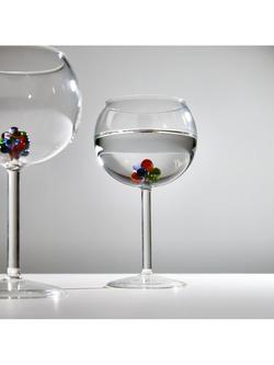 Fazeek Bloom Wine Glasses, Set of 2, 140ml, Clear/Multi - view 2, Clear