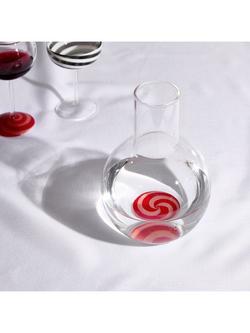 Fazeek Swirl Glass Carafe, 1.5L, Red/Pink - view 2, Red/Pink
