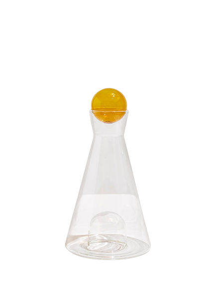 Fazeek Vice Versa Glass Carafe 1.4L, Clear/Amber, Clear/Amber