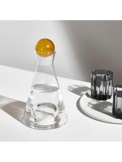 Fazeek Vice Versa Glass Carafe 1.4L, Clear/Amber - view 2, Clear/Amber