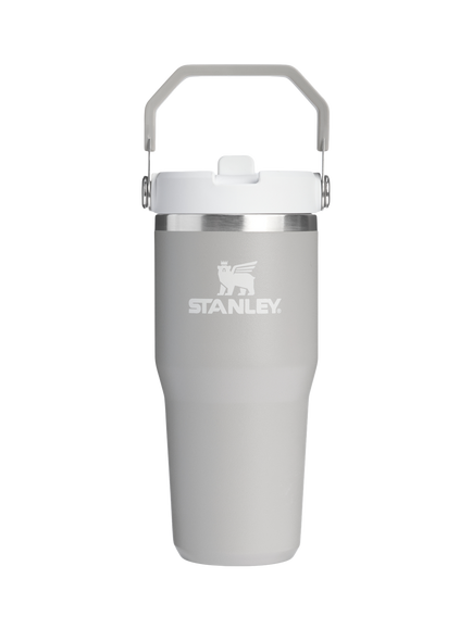 Stanley IceFlow Flip Straw Stainless Steel Leak-Proof Tumbler, 410ml, Ash