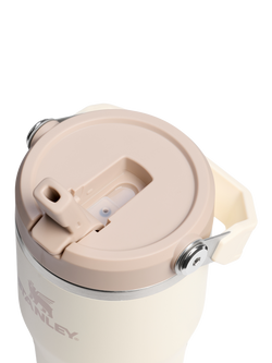 Stanley IceFlow Flip Straw Stainless Steel Leak-Proof Tumbler, 590ml - view 2, Cream