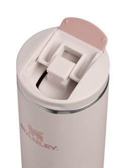Stanley AeroLight Transit Flip Top Insulated Leak-Proof Travel Mug, 350ml - view 2, Rose Quartz