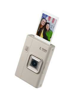 Fujifilm instax™ mini LiPlay+ Hybrid Instant Camera, Beige