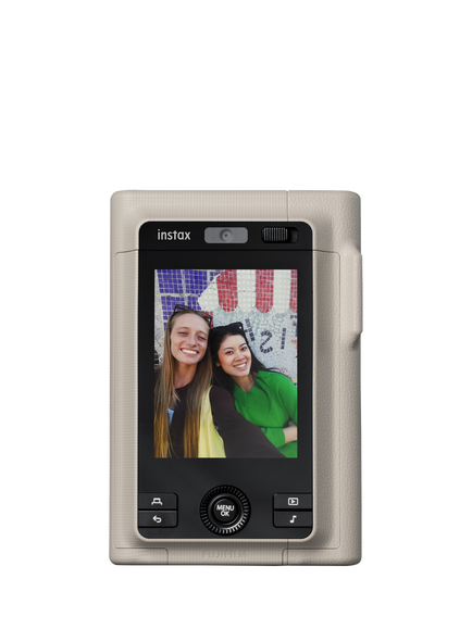 Fujifilm instax™ mini LiPlay+ Hybrid Instant Camera - view 2, Beige