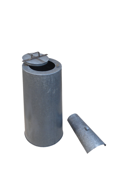 Wilstone Galvanised Steel Direct Composter with Scoop, Natural