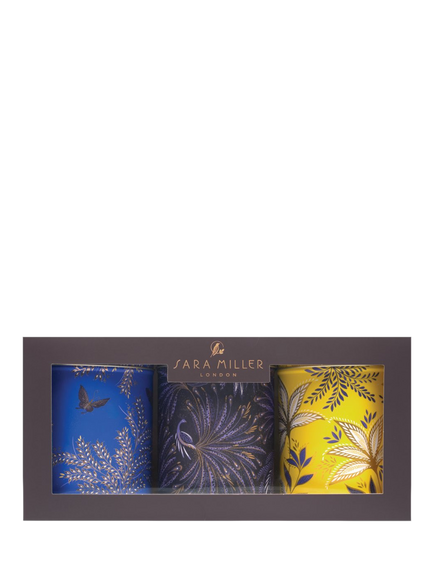 Sara Miller Anniversary Collection Storage Tin Caddy, Set of 3, 1.9L, Multi