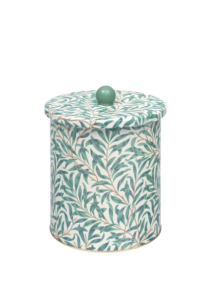 William Morris Arts & Crafts Willow Boughs Biscuit Barrel, Blue, Blue