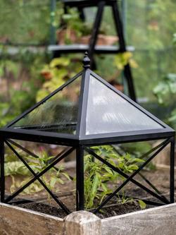 Wilstone Glass Garden Cloche - view 2, Natural