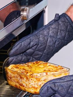 Mepal EasyClip Oven Safe Glass Storage Container, 450ml, Nordic Sage - view 2, Clear