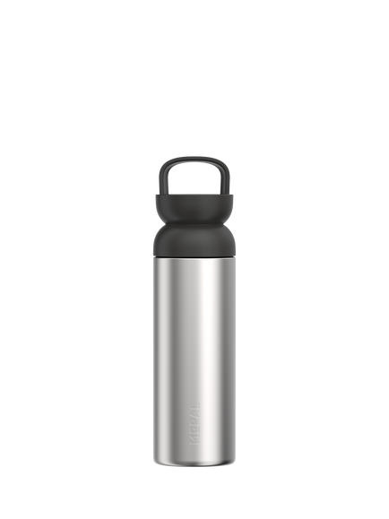 Mepal Ellipse Double Wall Insulated Tea Infuser Mug, 500ml, Nordic Black - view 2, Nordic Black