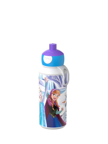 Mepal Disney Frozen Friends Kids' Pop Up Drinks Bottle, 400ml - view 2, Multi