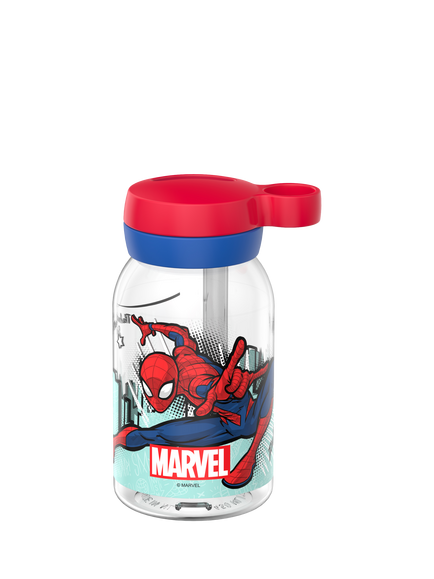 Mepal Kids' Marvel Spider-Man Twist Drinks Bottle, 450ml, Multi
