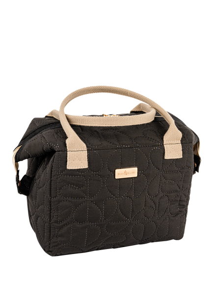 Beau & Elliot Oxford Quilted Convertible Lunch Tote Bag, 7L, Jet - view 2, Jet