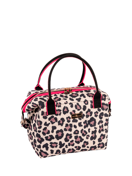 Beau & Elliot Oxford Quilted Leopard Print Convertible Lunch Tote Bag, 7L, Multi, Multi