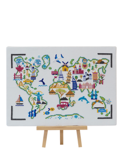 Caterpillar Cross Stitch Adventure Awaits Cross Stitch Kit, Multi