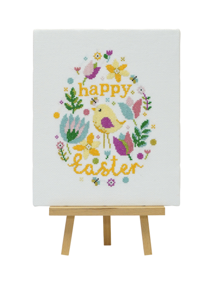 Caterpillar Cross Stitch Easter Blooms Cross Stitch Kit, Multi