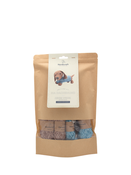 Hardicraft Ria Dachshund Knitting Kit - view 2, Multi