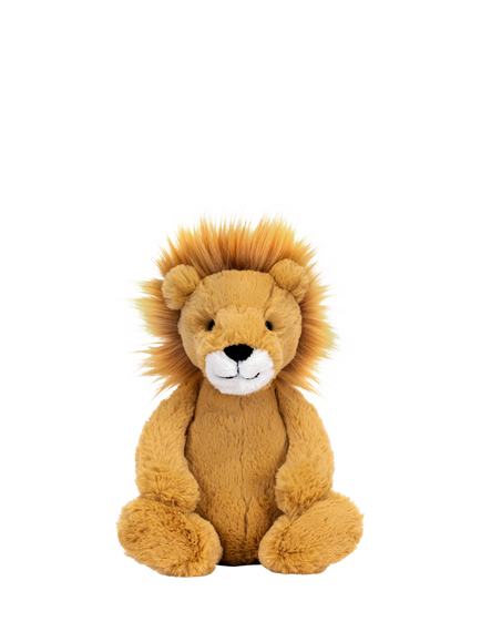 Jellycat Bashful Lion Soft Toy, Medium - view 2, Yellow
