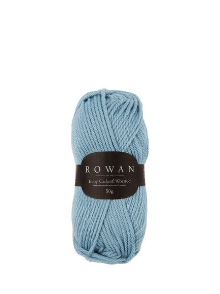 Rowan Baby Cashsoft Worsted Aran Knitting Yarn, 52g, Blue