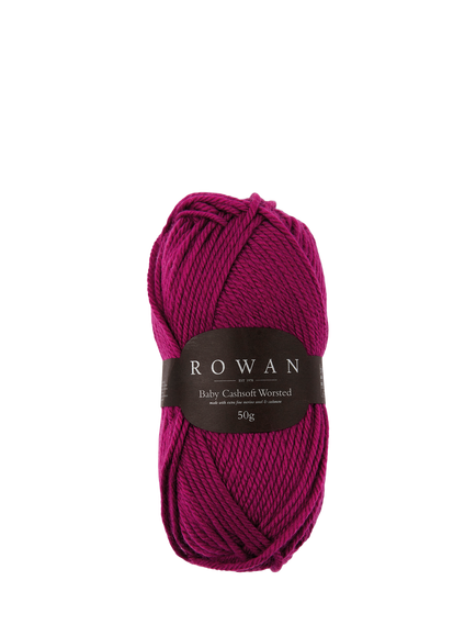 Rowan Baby Cashsoft Worsted Aran Knitting Yarn, 52g, Maroon