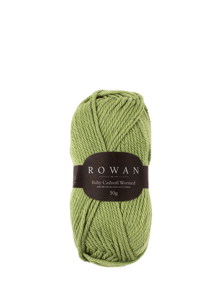 Rowan Baby Cashsoft Worsted Aran Knitting Yarn, 52g, Olive