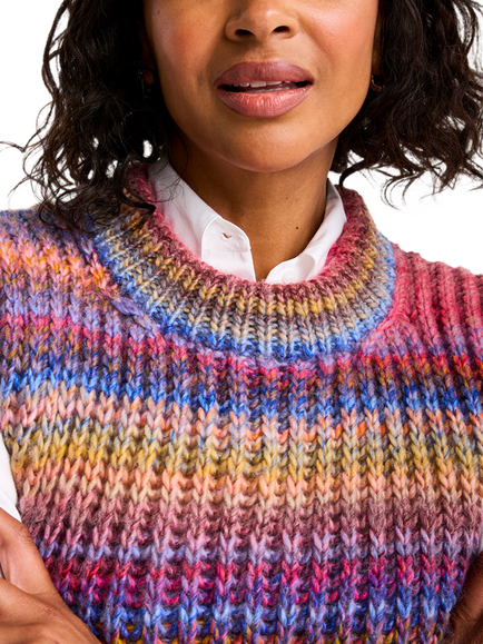 Sirdar Jewelspun with Wool Knitting Pattern Book - view 2, Multi