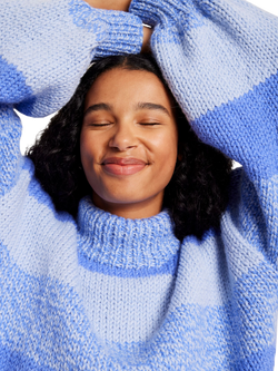 Wool And The Gang Alpachino Merino Billie Sweater Knitting Pattern - view 2, Multi