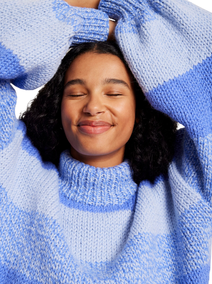 Wool And The Gang Alpachino Merino Billie Sweater Knitting Pattern - view 2, Multi