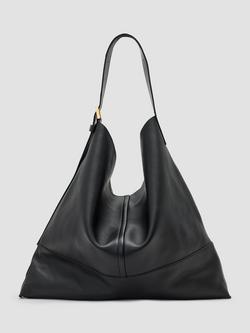 AllSaints Asha Slouchy Hobo Bag, Black, Black