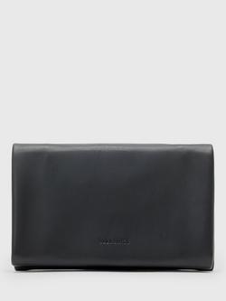 AllSaints Harluna Leather Bifold Wallet, Black