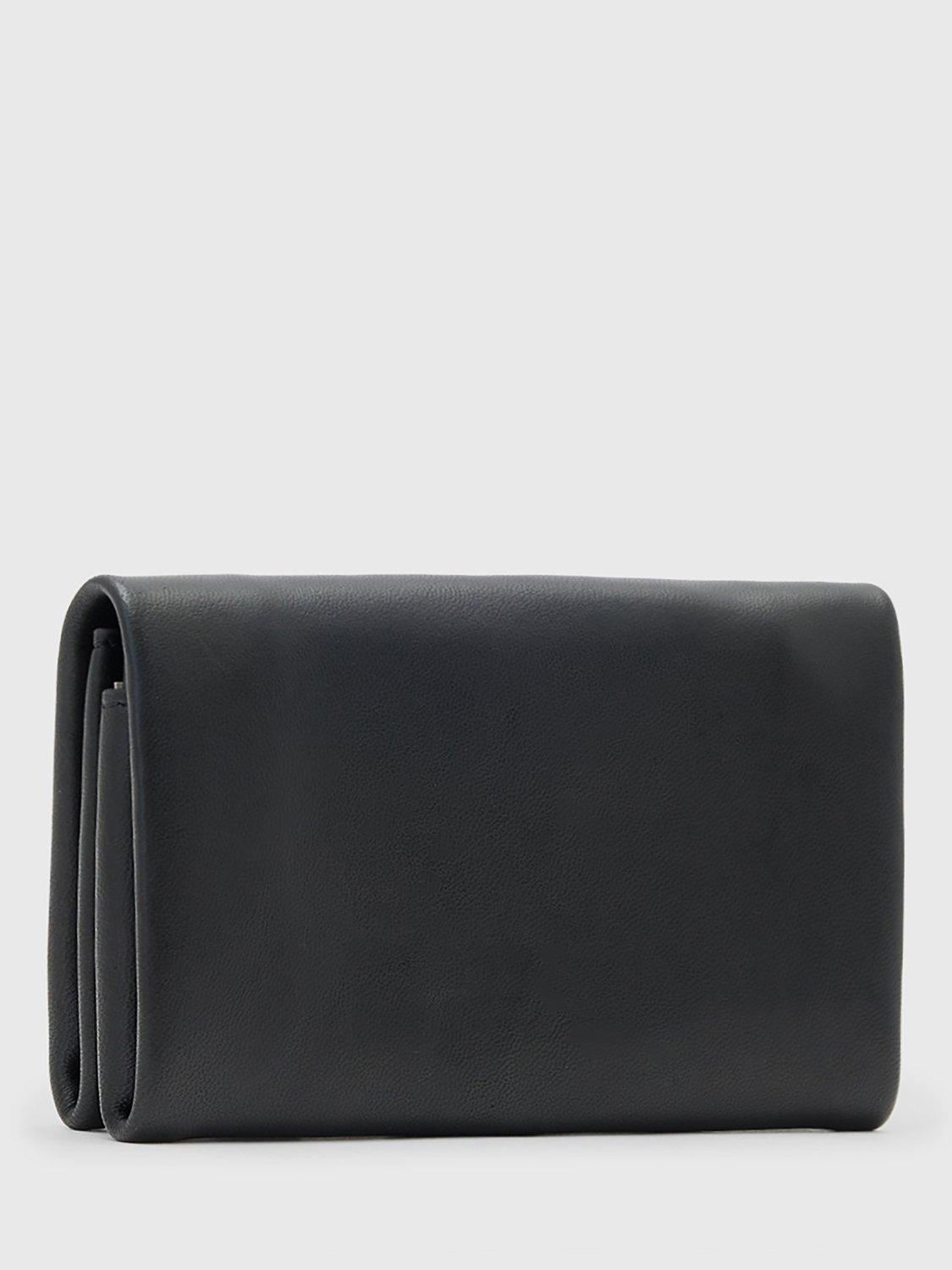Product image 5 of 5, which shows AllSaints Harluna Leather Bifold Wallet, Black