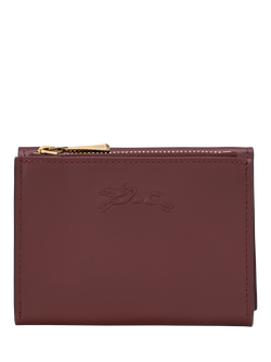 Longchamp Épure Leather Compact Wallet, Burgundy