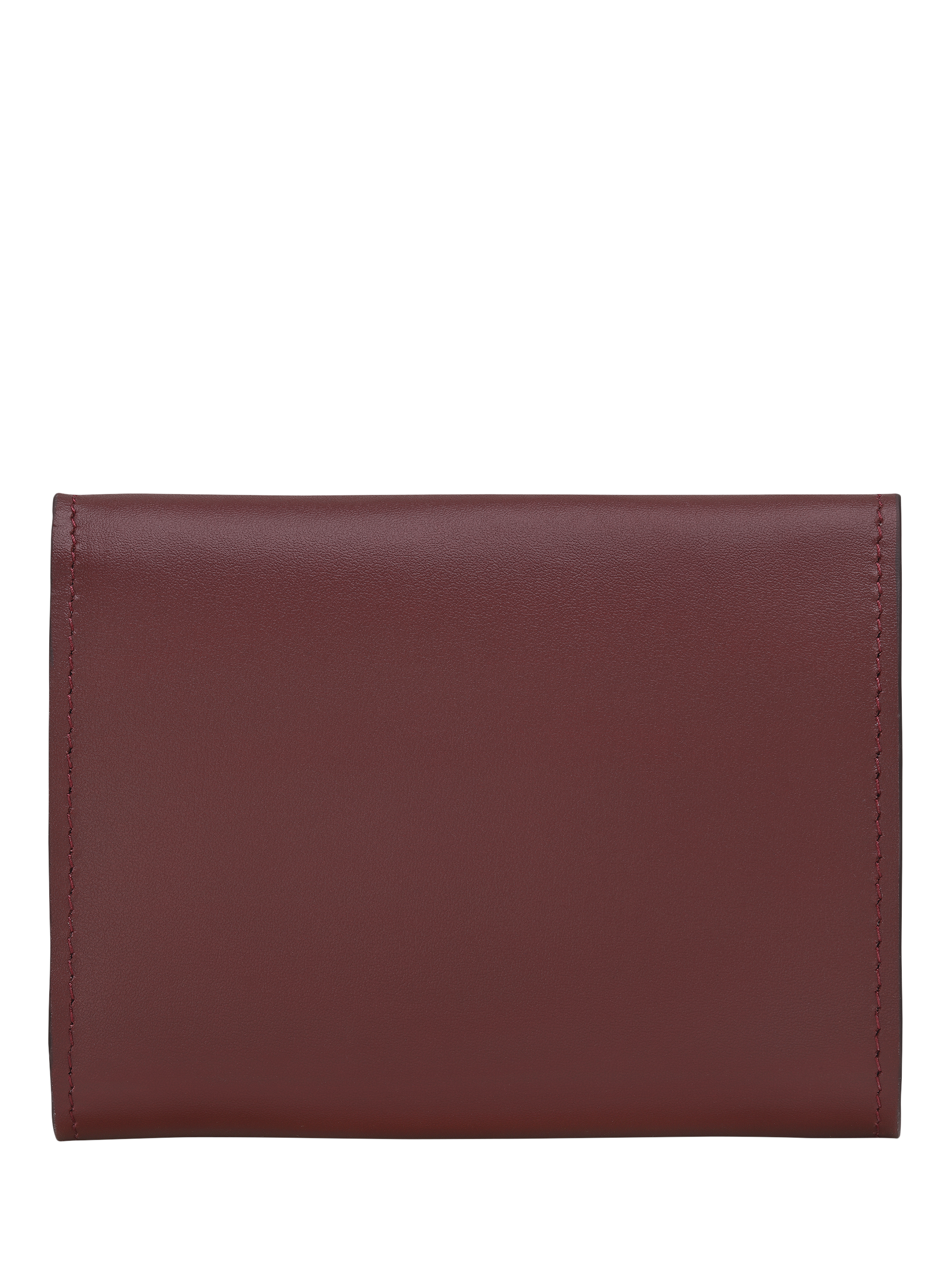 Product image 2 of 3, which shows Longchamp Épure Leather Compact Wallet, Burgundy