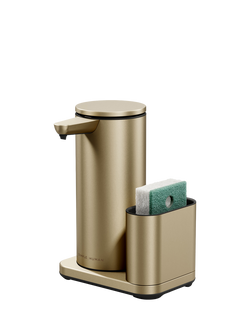 Simplehuman Rechargeable Soap Dispenser with Caddy, Gold, 
