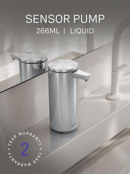 Simplehuman Sensor Soap Dispenser, Stainless Steel - view 2, Stainless Steel
