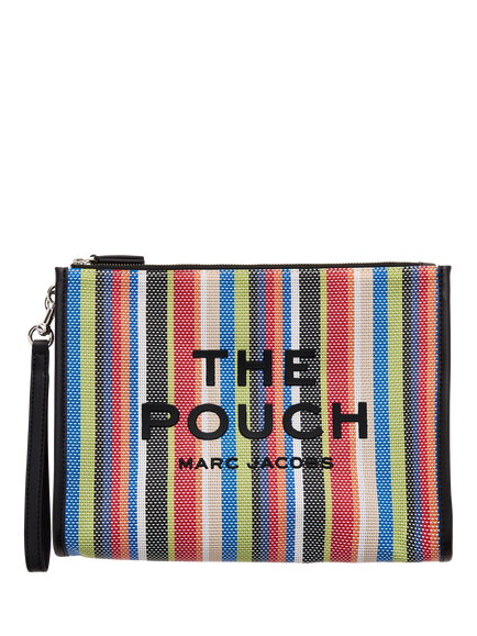 Marc Jacobs Large Pouch Clutch Bag, Red Multi, Red Multi