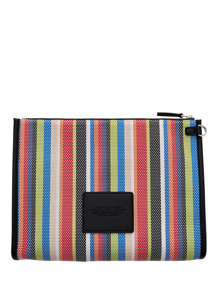 Marc Jacobs Large Pouch Clutch Bag, Red Multi - view 2, Red Multi