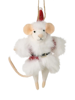 Truly Mrs Claus Mouse Tree Decoration